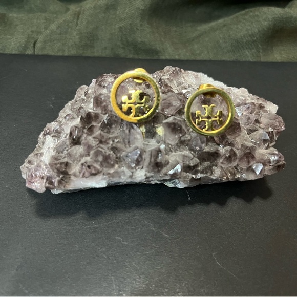 Tory Burch Gold Earrings - Picture 1 of 4